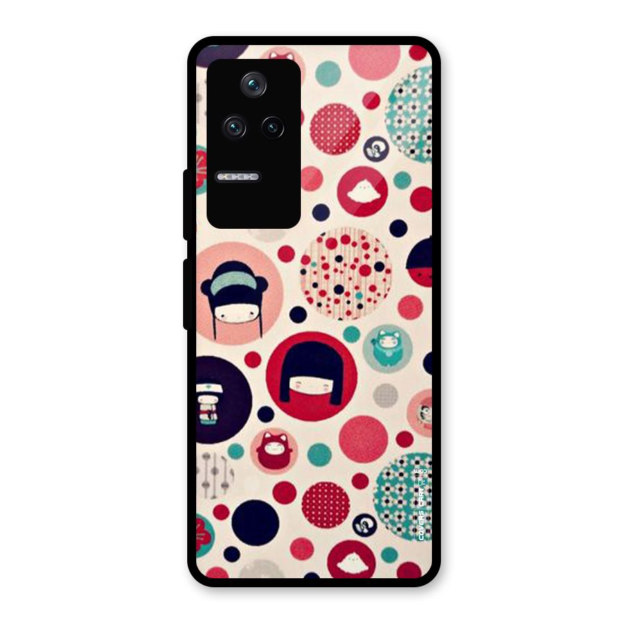 Quirky Glass Back Case for Poco F4 5G