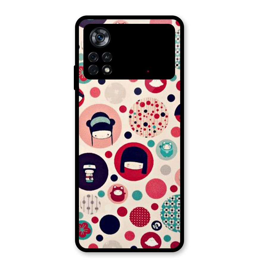 Quirky Glass Back Case for Poco X4 Pro 5G