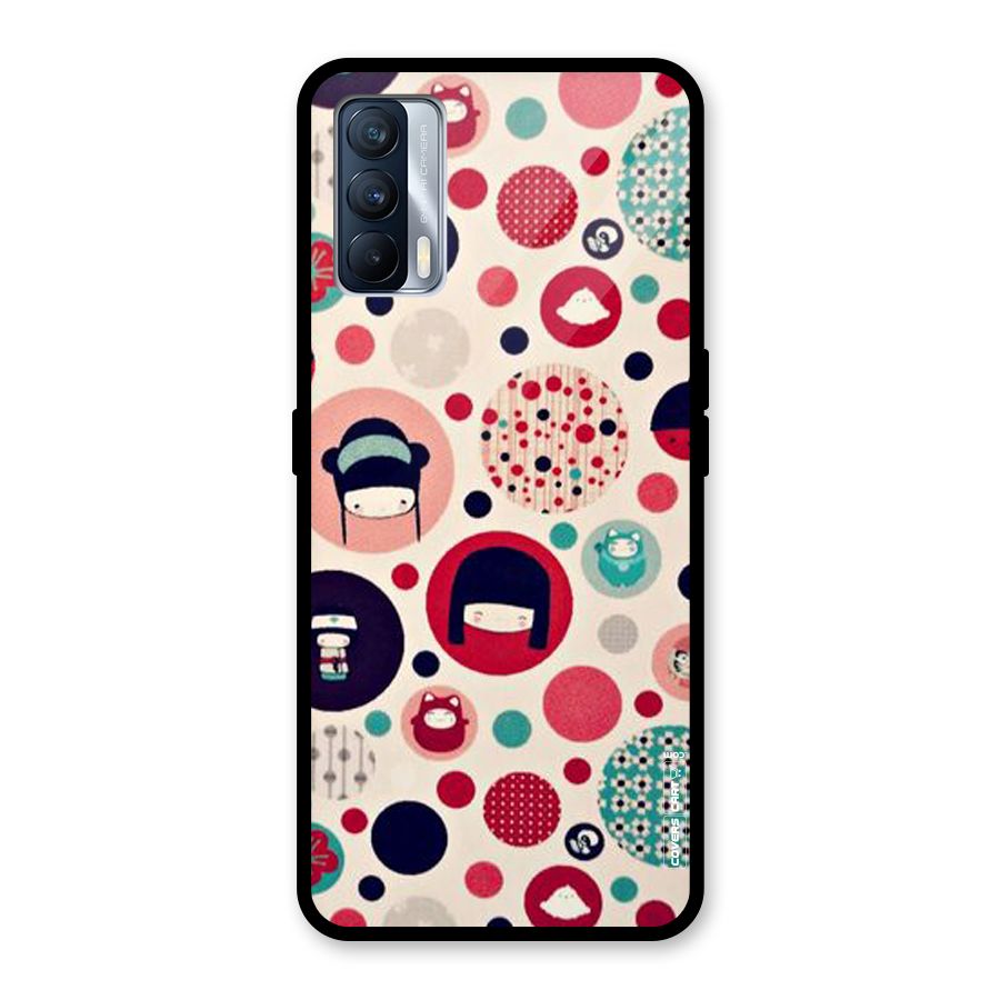 Quirky Glass Back Case for Realme X7