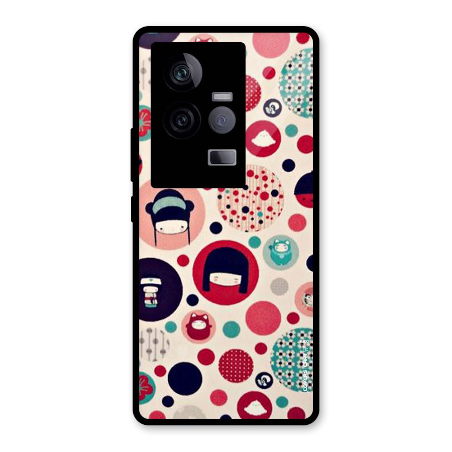Quirky Glass Back Case for Vivo iQOO 11 5G