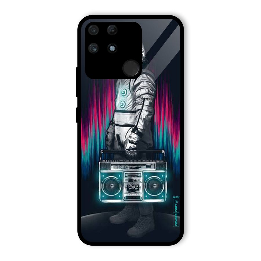 Radio Man Glass Back Case for Realme Narzo 50A