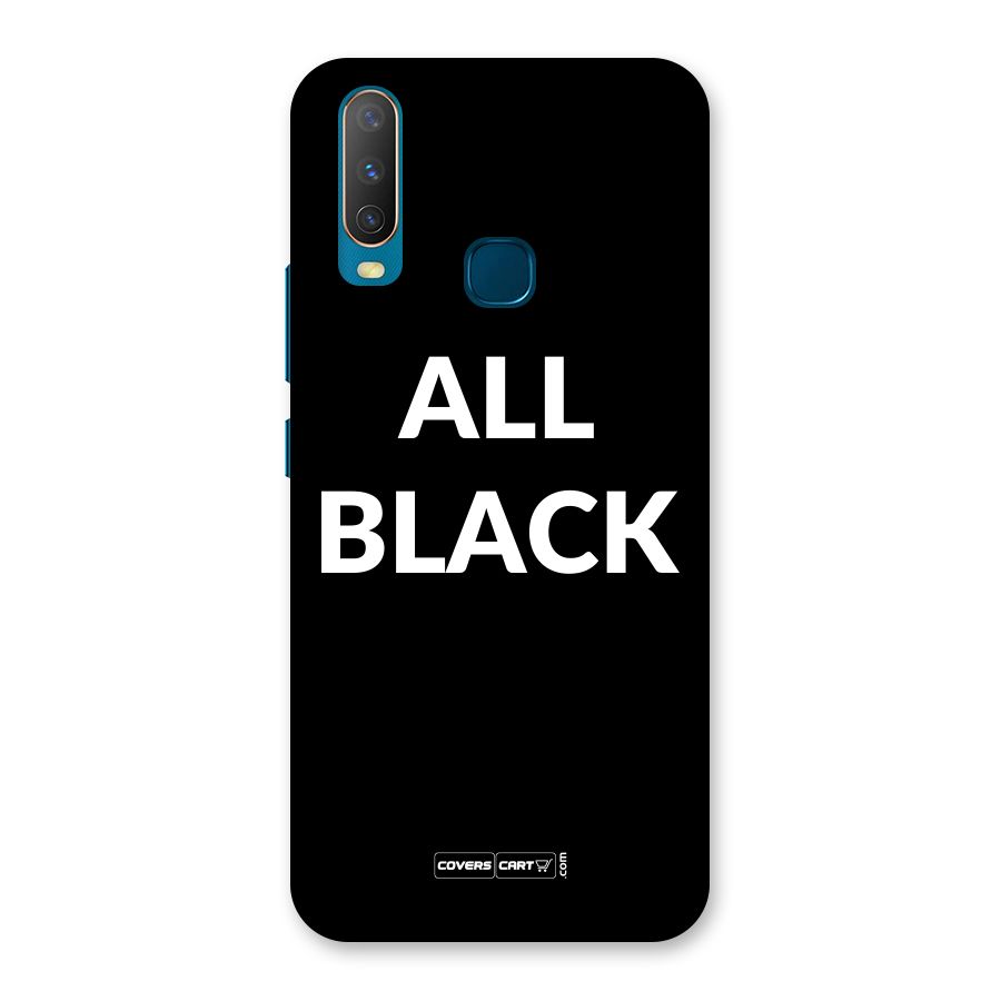 Raftaar All Black Back Case for Vivo Y12