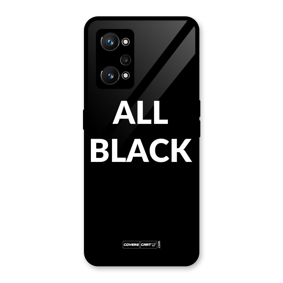 Raftaar All Black Glass Back Case for Realme GT Neo 3T