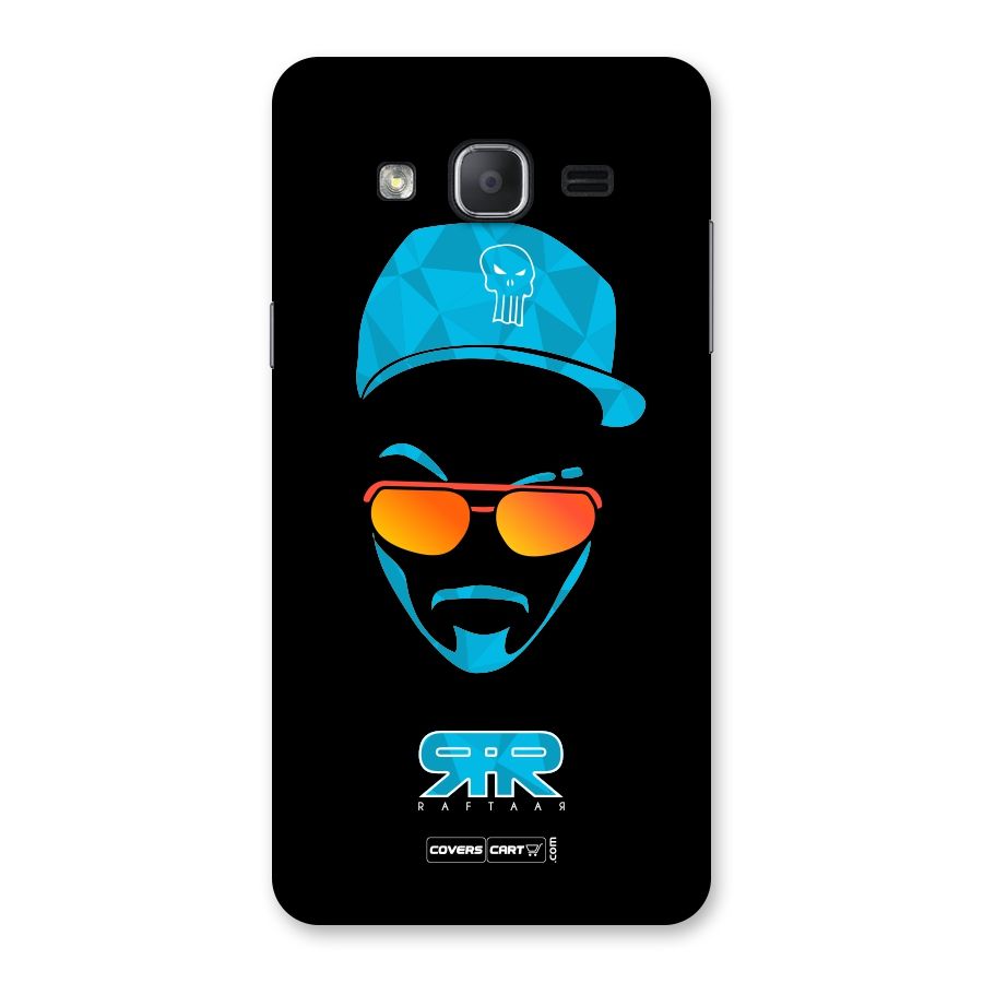 Raftaar Black and Blue Back Case for Galaxy On7 2015