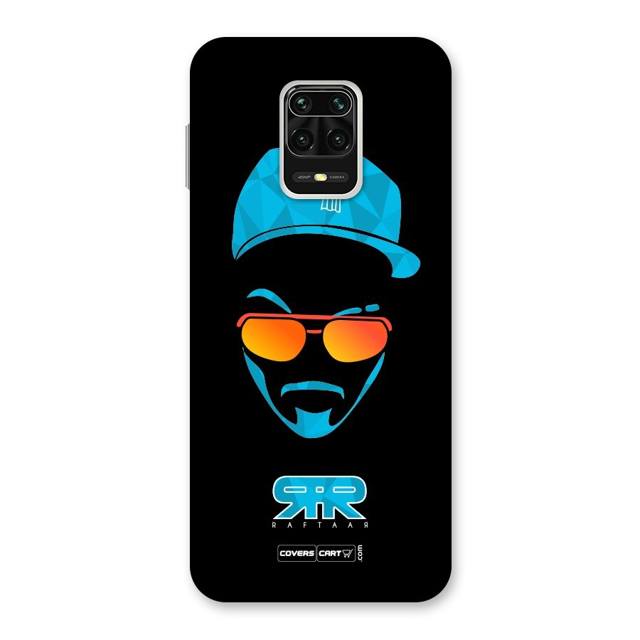 Raftaar Black and Blue Back Case for Poco M2 Pro