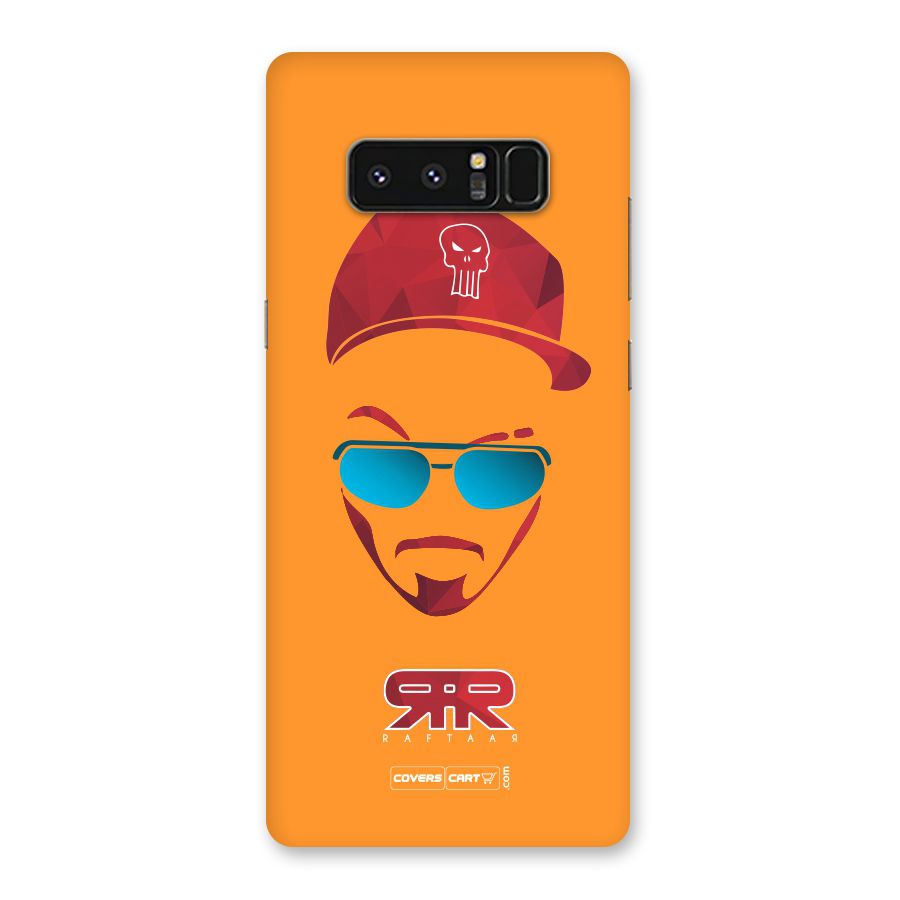 Raftaar Orange Back Case for Galaxy Note 8