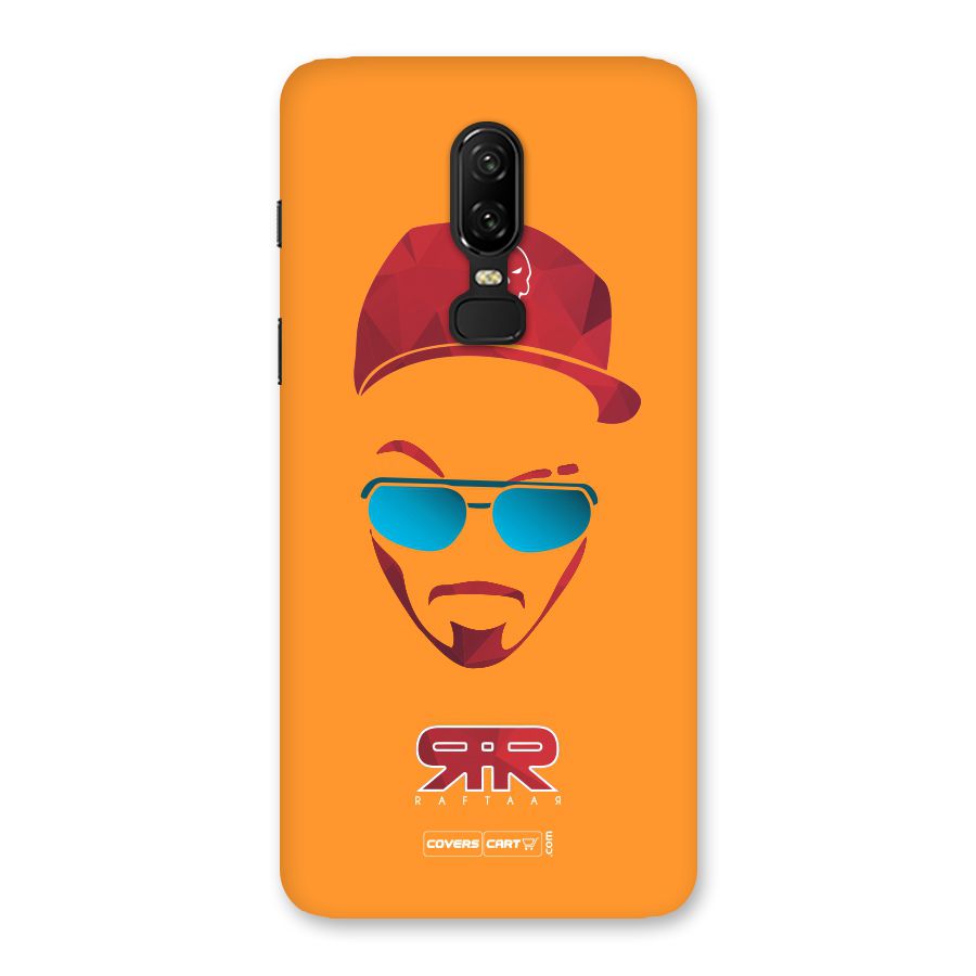 Raftaar Orange Back Case for OnePlus 6