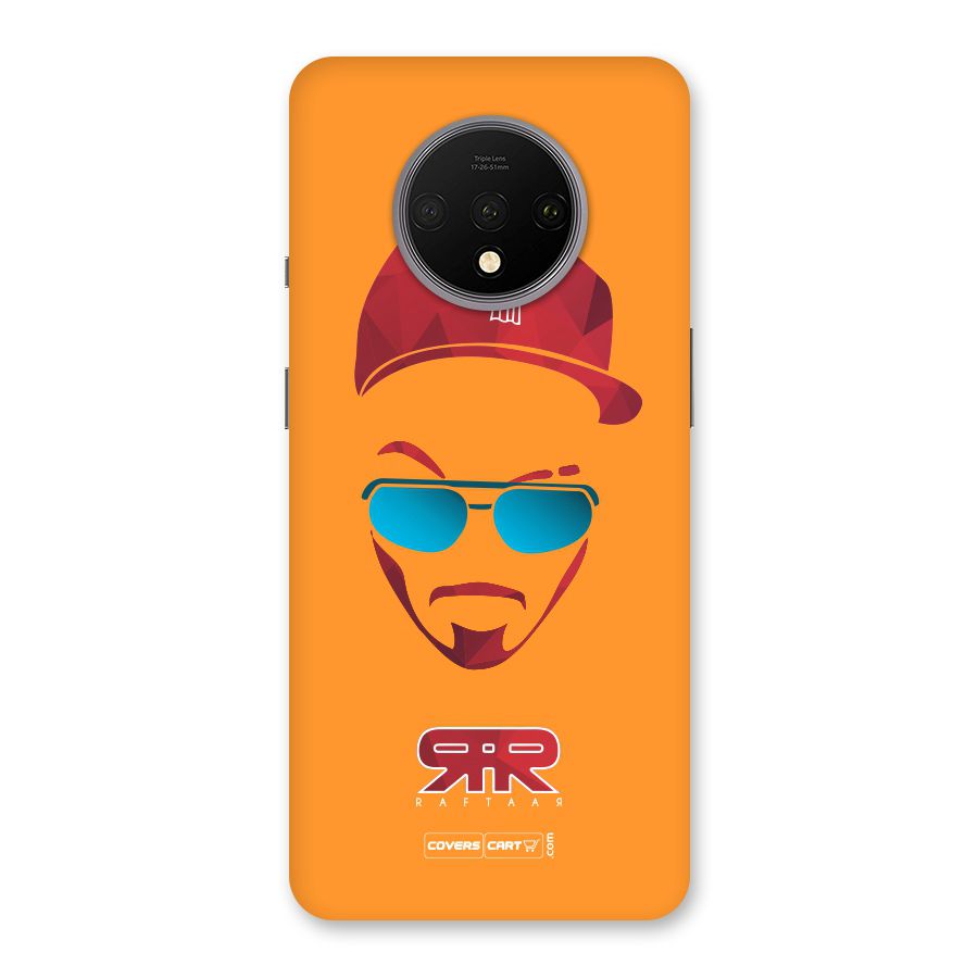 Raftaar Orange Back Case for OnePlus 7T