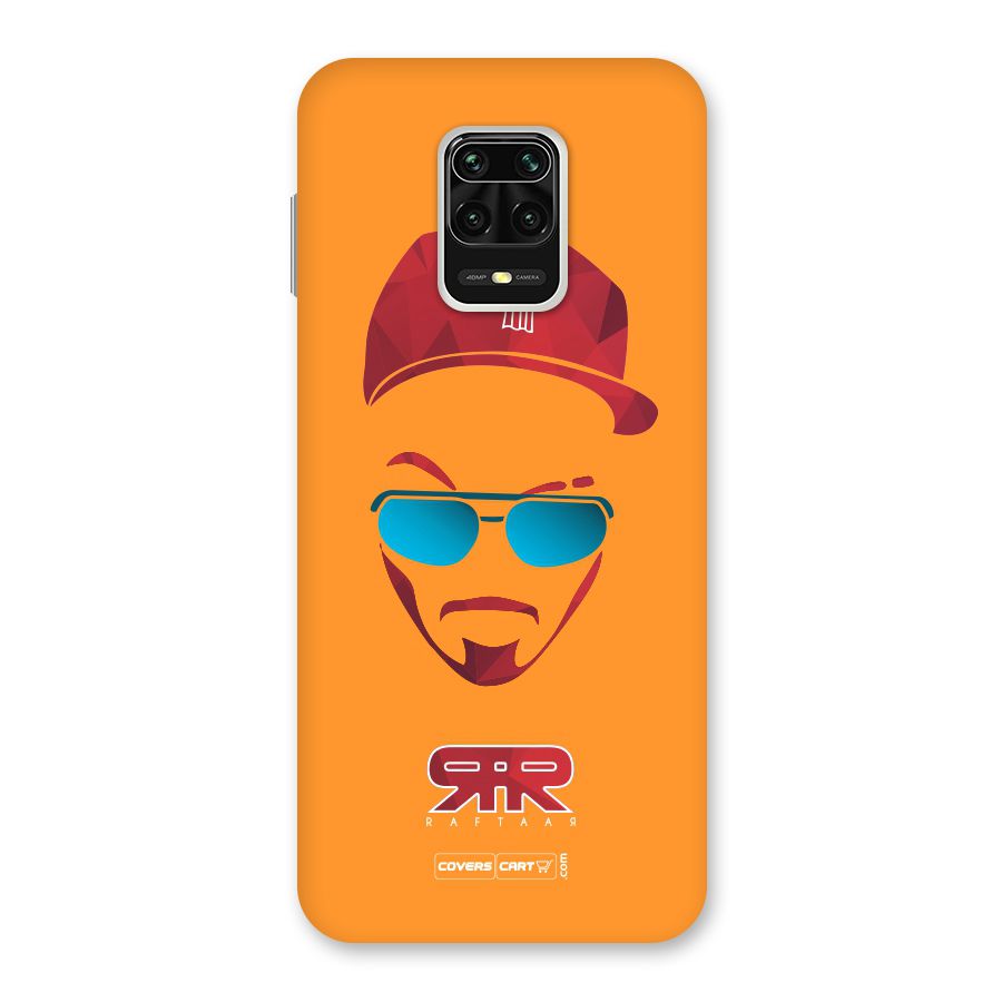 Raftaar Orange Back Case for Redmi Note 9 Pro