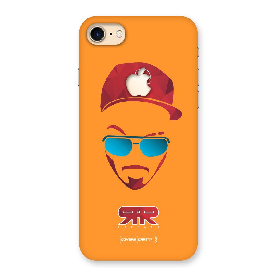 Raftaar Orange Back Case for iPhone 7 Apple Cut