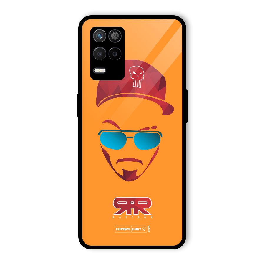 Raftaar Orange Glass Back Case for Realme 8 5G