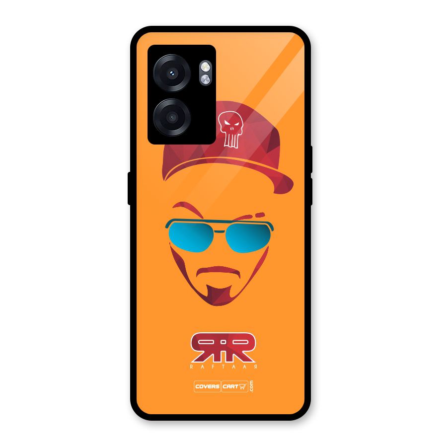Raftaar Orange Glass Back Case for Realme Narzo 50 5G
