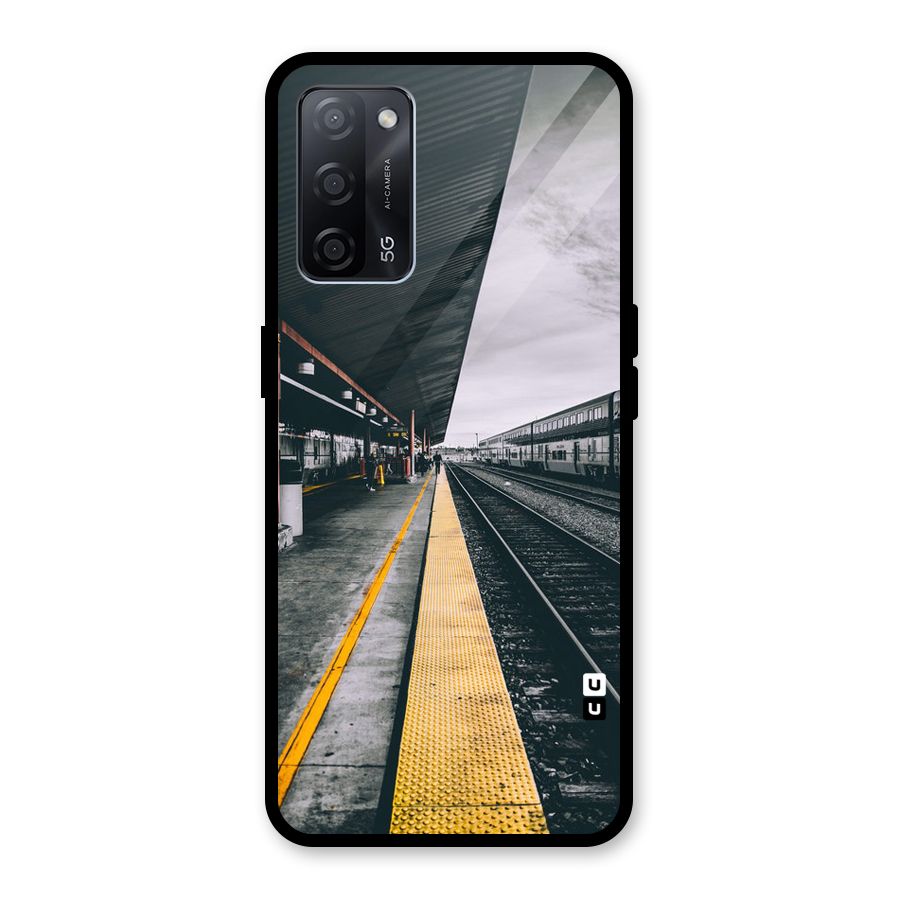 Railway Track Glass Back Case for Oppo A53s 5G