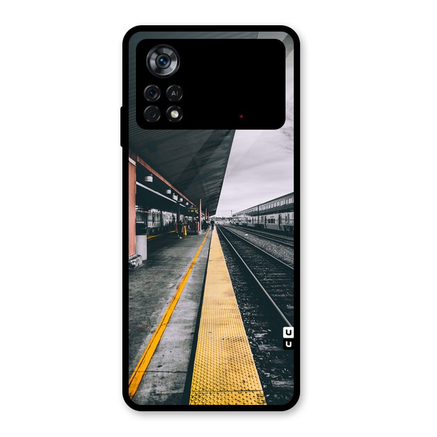 Railway Track Glass Back Case for Poco X4 Pro 5G