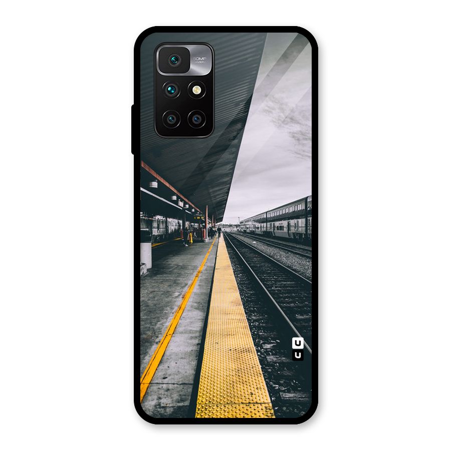Railway Track Glass Back Case for Redmi 10 Prime