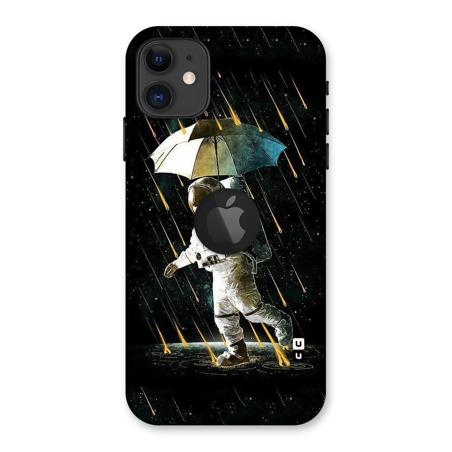 Rain Spaceman Back Case for iPhone 11 Logo Cut