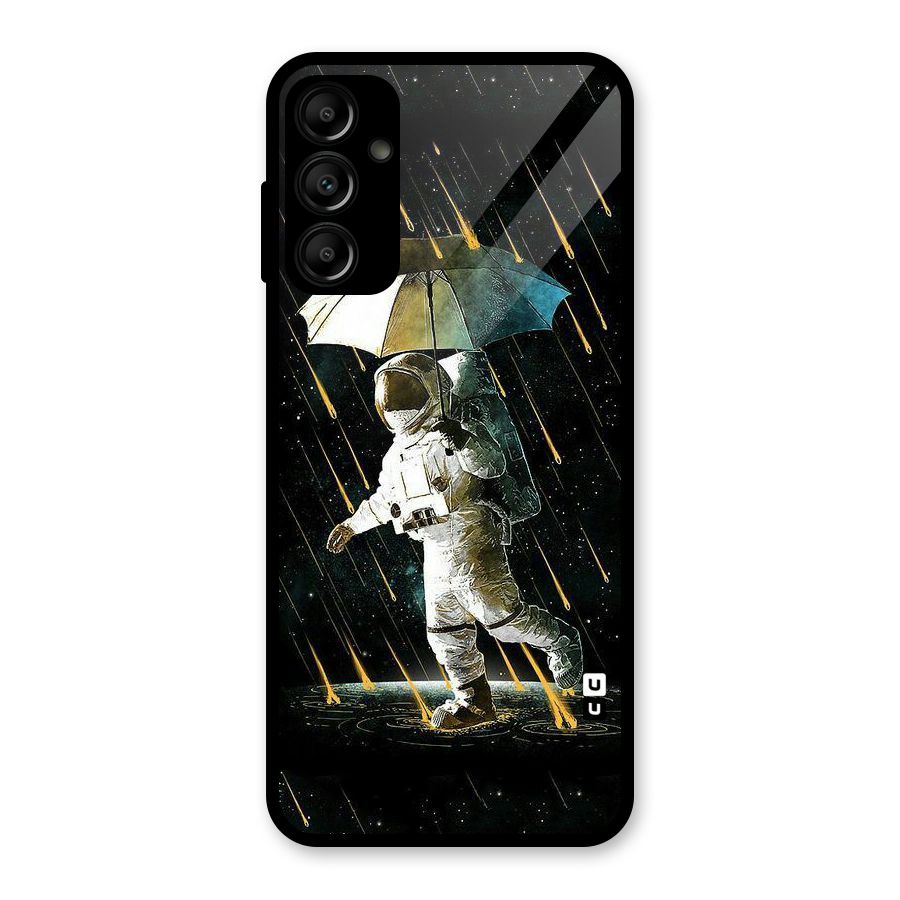 Rain Spaceman Glass Back Case for Galaxy A14 5G