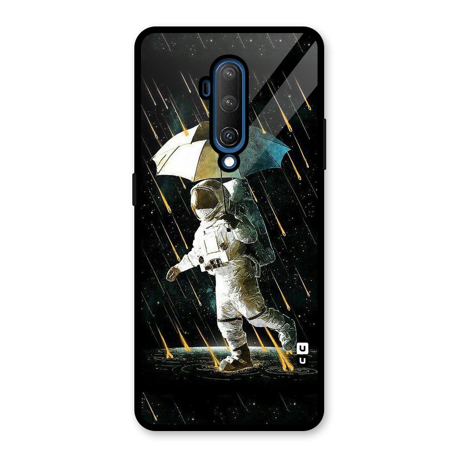 Rain Spaceman Glass Back Case for OnePlus 7T Pro