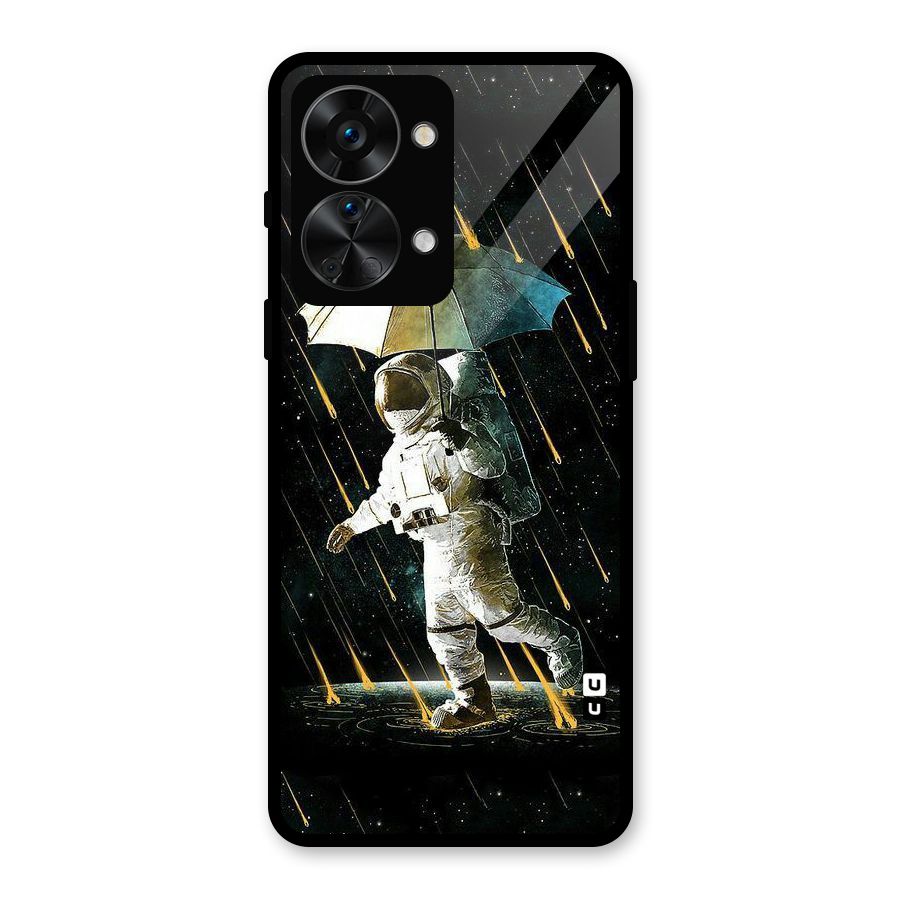 Rain Spaceman Glass Back Case for OnePlus Nord 2T