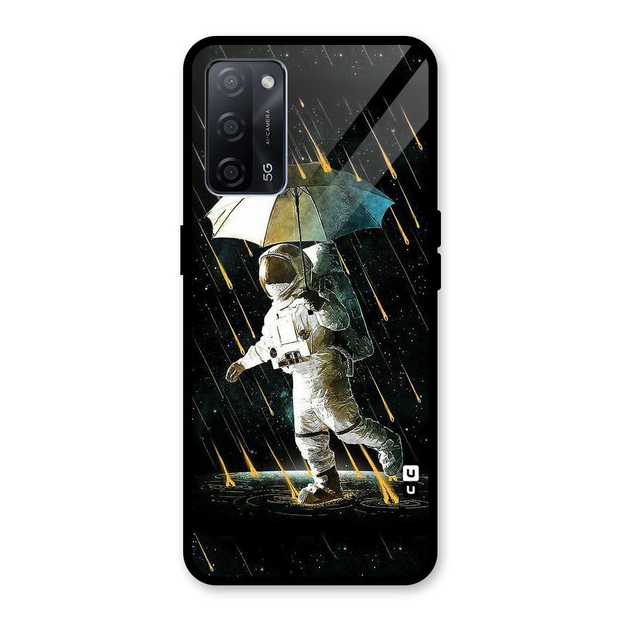 Rain Spaceman Glass Back Case for Oppo A53s 5G