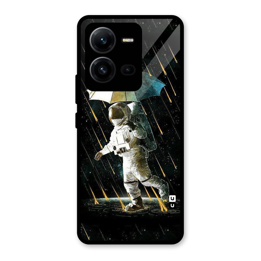 Rain Spaceman Glass Back Case for Vivo V25