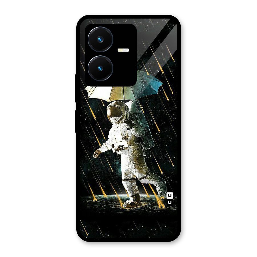 Rain Spaceman Glass Back Case for Vivo Y22