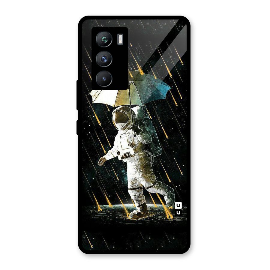Rain Spaceman Glass Back Case for Vivo iQOO 9 SE
