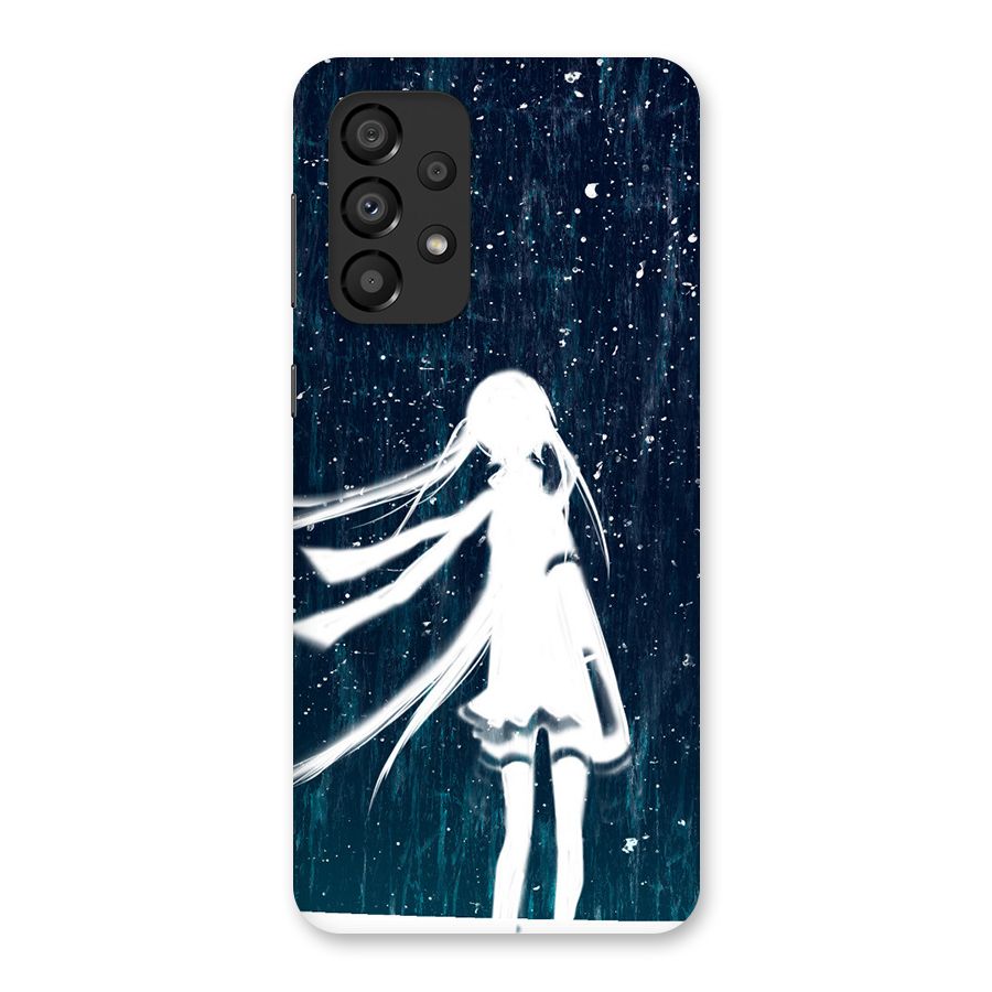 Rain White Girl Back Case for Galaxy A33 5G