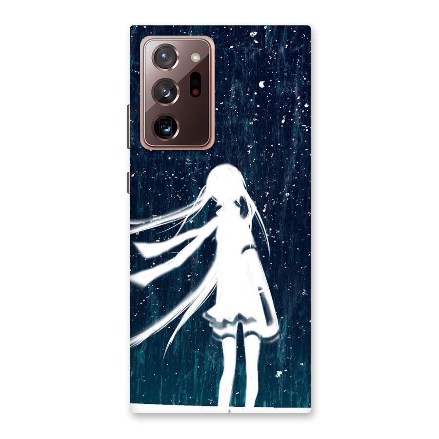 Rain White Girl Back Case for Galaxy Note 20 Ultra