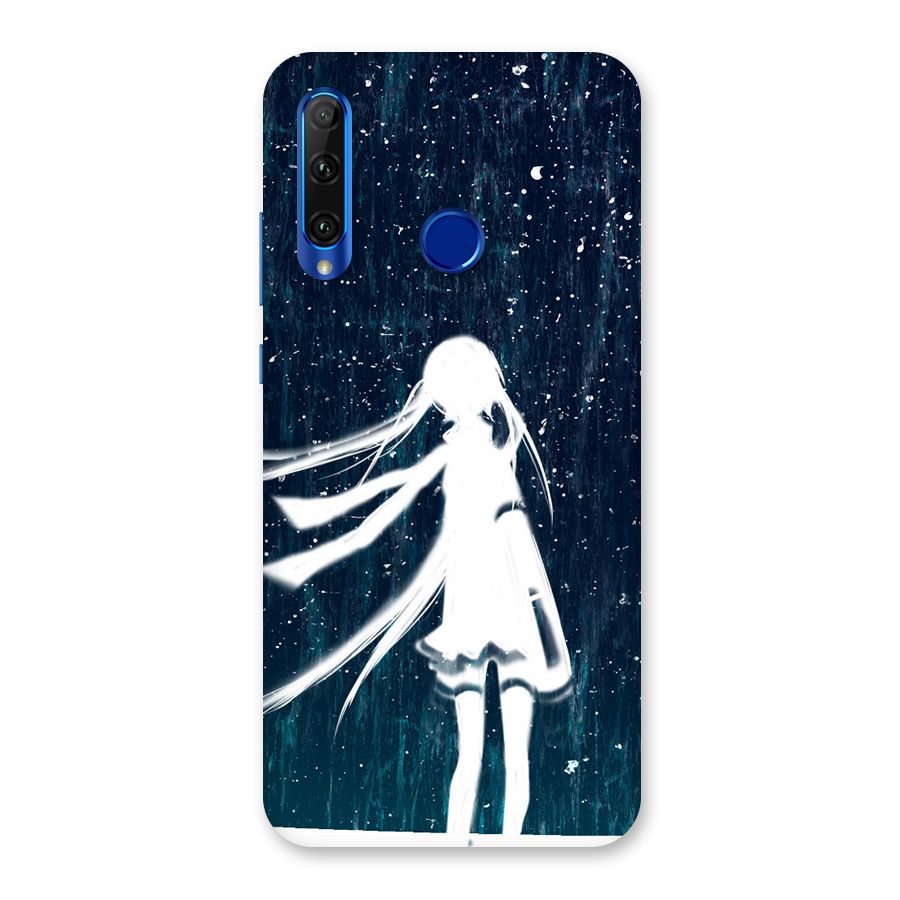 Rain White Girl Back Case for Honor 20i
