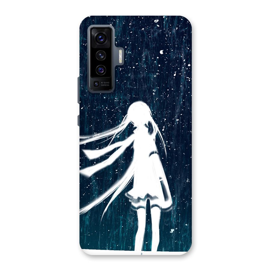 Rain White Girl Back Case for Vivo X50