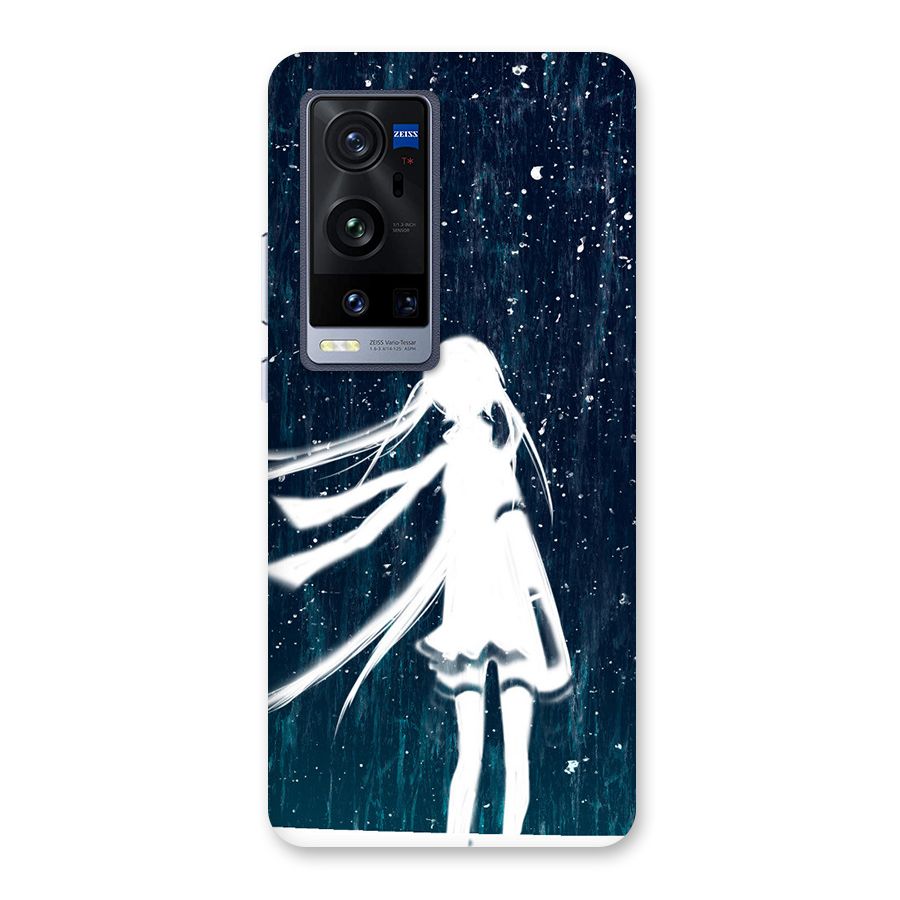 Rain White Girl Back Case for Vivo X60 Pro Plus