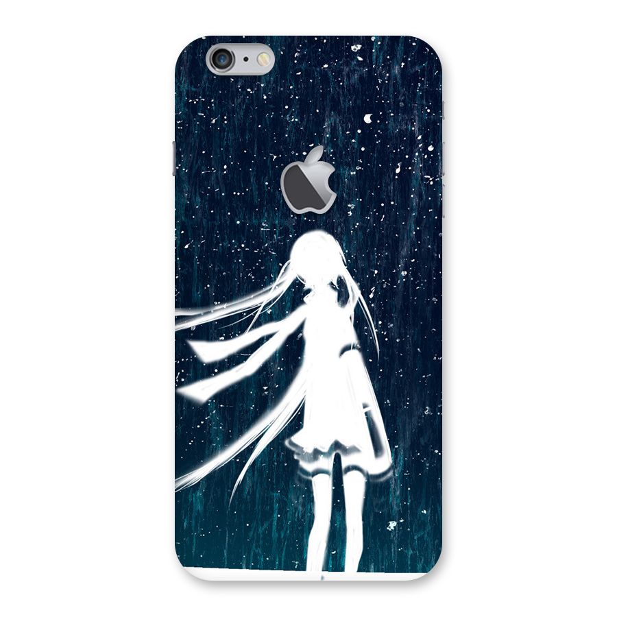 Rain White Girl Back Case for iPhone 6 Plus 6S Plus Logo Cut