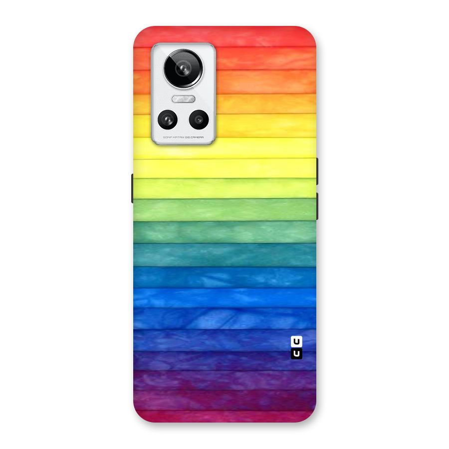 Rainbow Colors Stripes Back Case for Realme GT Neo 3