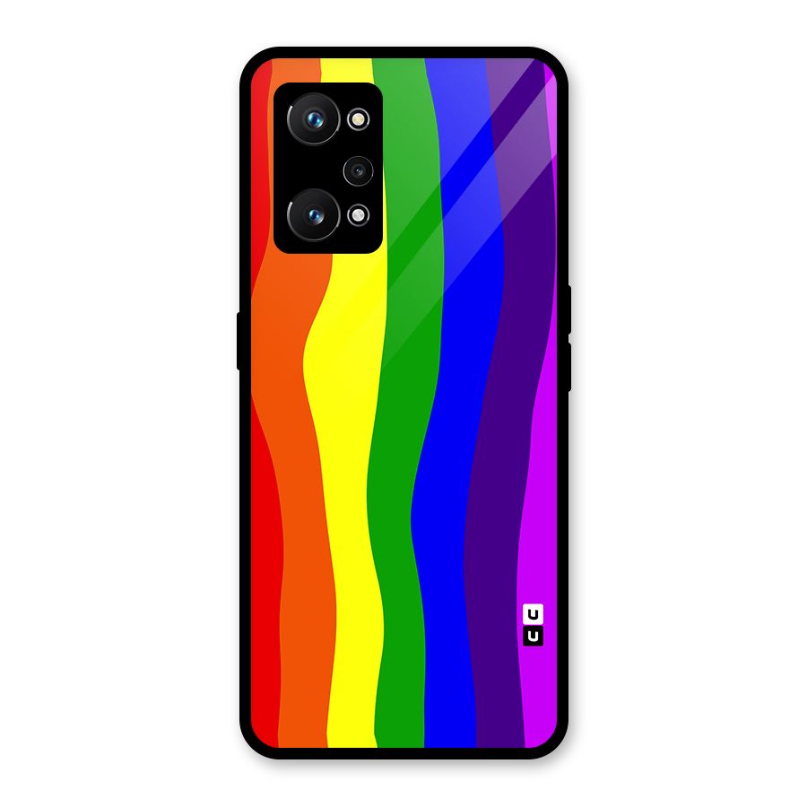 Rainbow Curves Glass Back Case for Realme GT Neo 3T