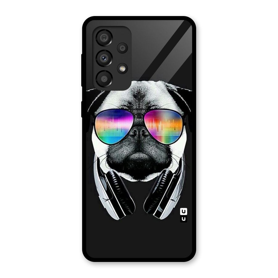 Rainbow Dog Swag Glass Back Case for Galaxy A33 5G
