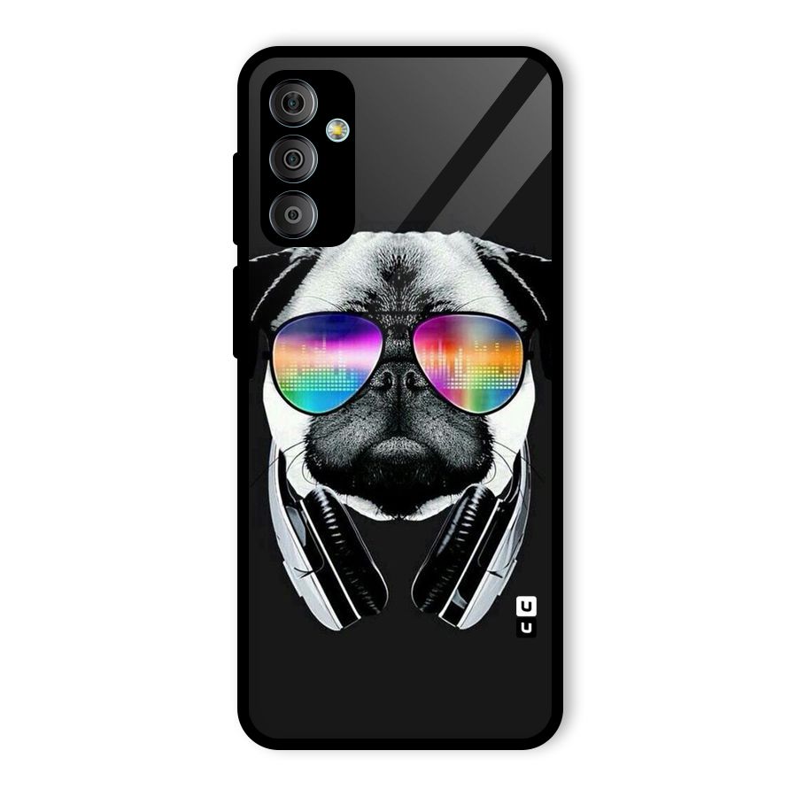 Rainbow Dog Swag Glass Back Case for Galaxy F23