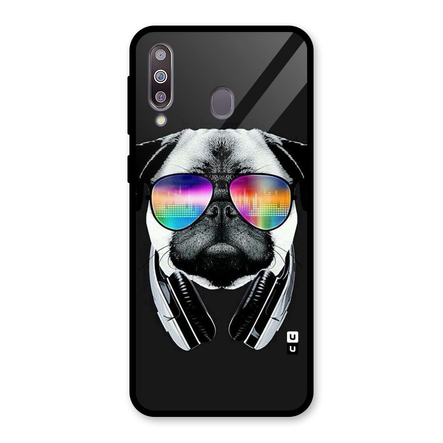 Rainbow Dog Swag Glass Back Case for Galaxy M30