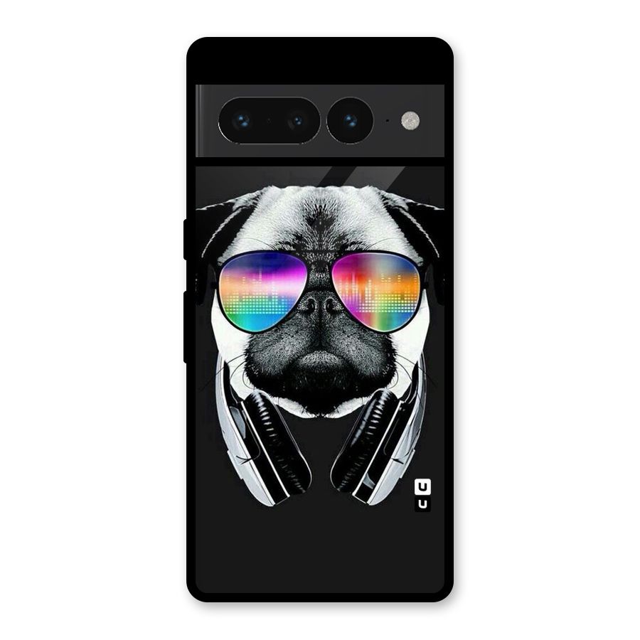 Rainbow Dog Swag Glass Back Case for Google Pixel 7 Pro