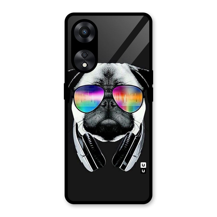 Rainbow Dog Swag Glass Back Case for Oppo A78