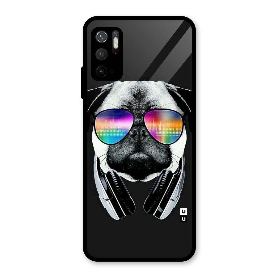 Rainbow Dog Swag Glass Back Case for Poco M3 Pro 5G