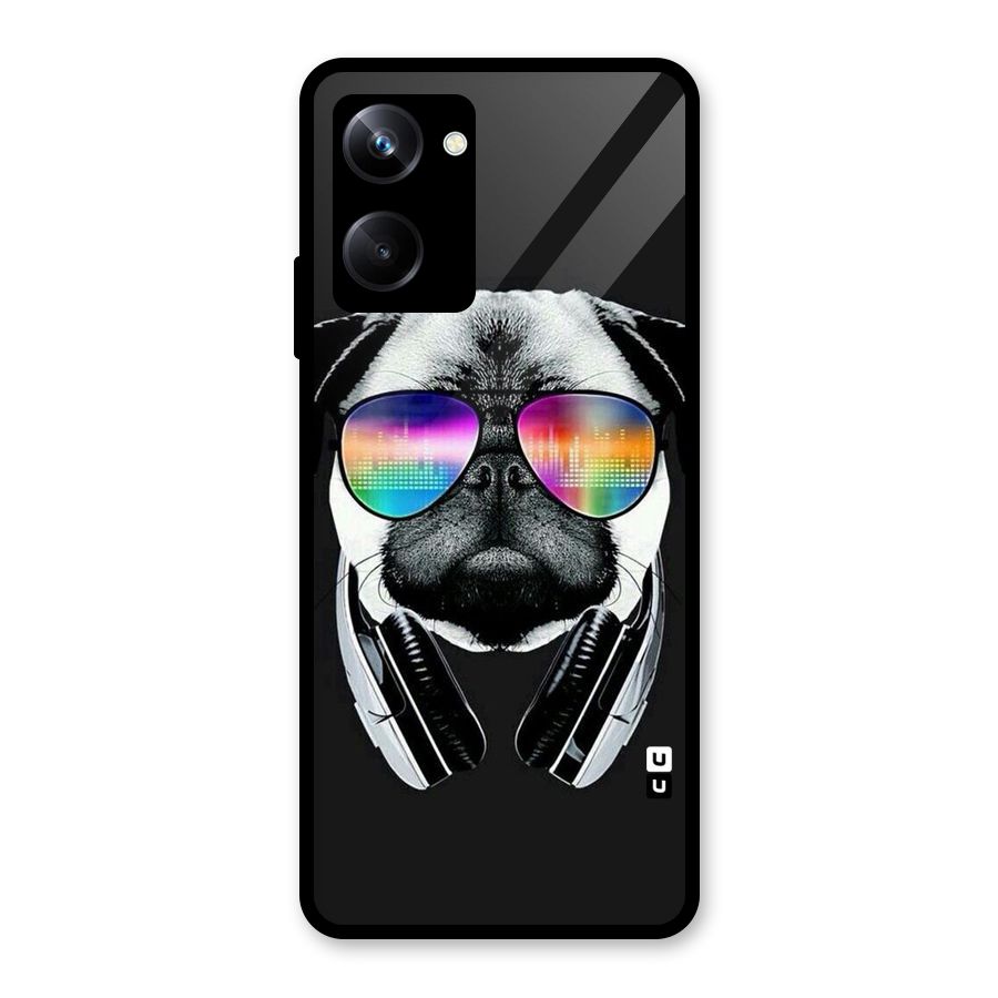 Rainbow Dog Swag Glass Back Case for Realme 10 Pro