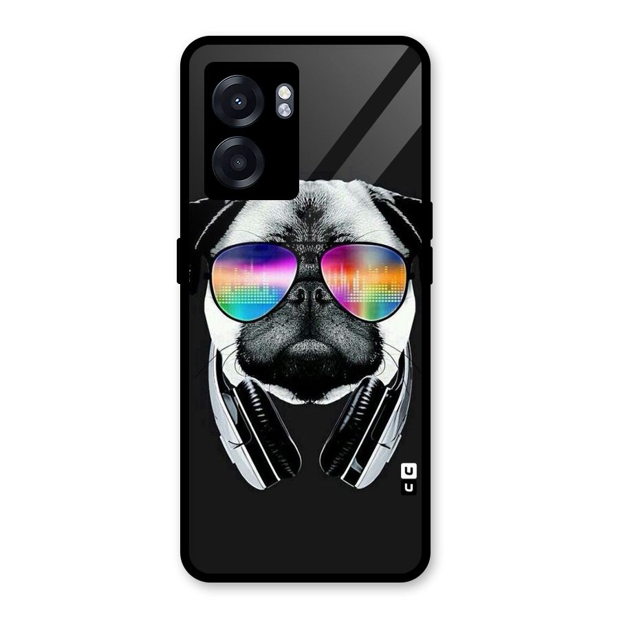 Rainbow Dog Swag Glass Back Case for Realme Narzo 50 5G