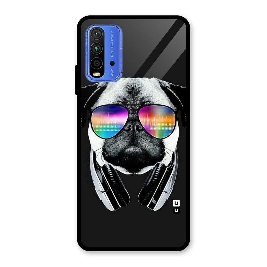 Rainbow Dog Swag Glass Back Case for Redmi 9 Power