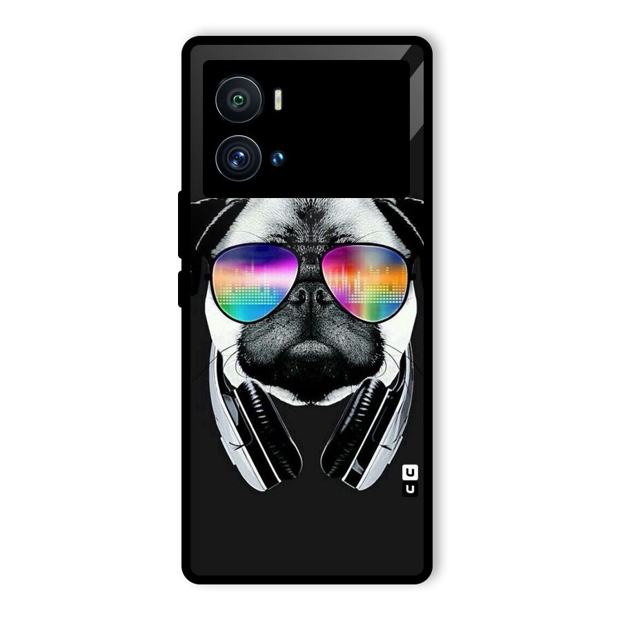 Rainbow Dog Swag Glass Back Case for Vivo iQOO 9 Pro