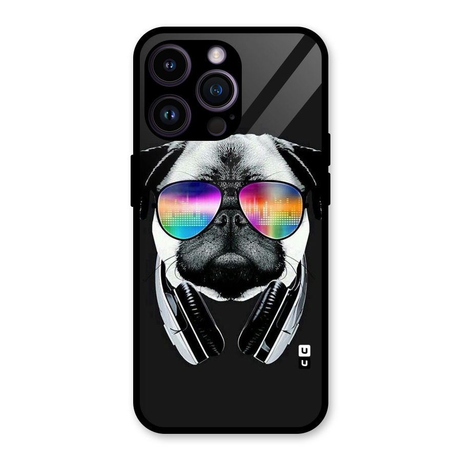 Rainbow Dog Swag Glass Back Case for iPhone 14 Pro Max