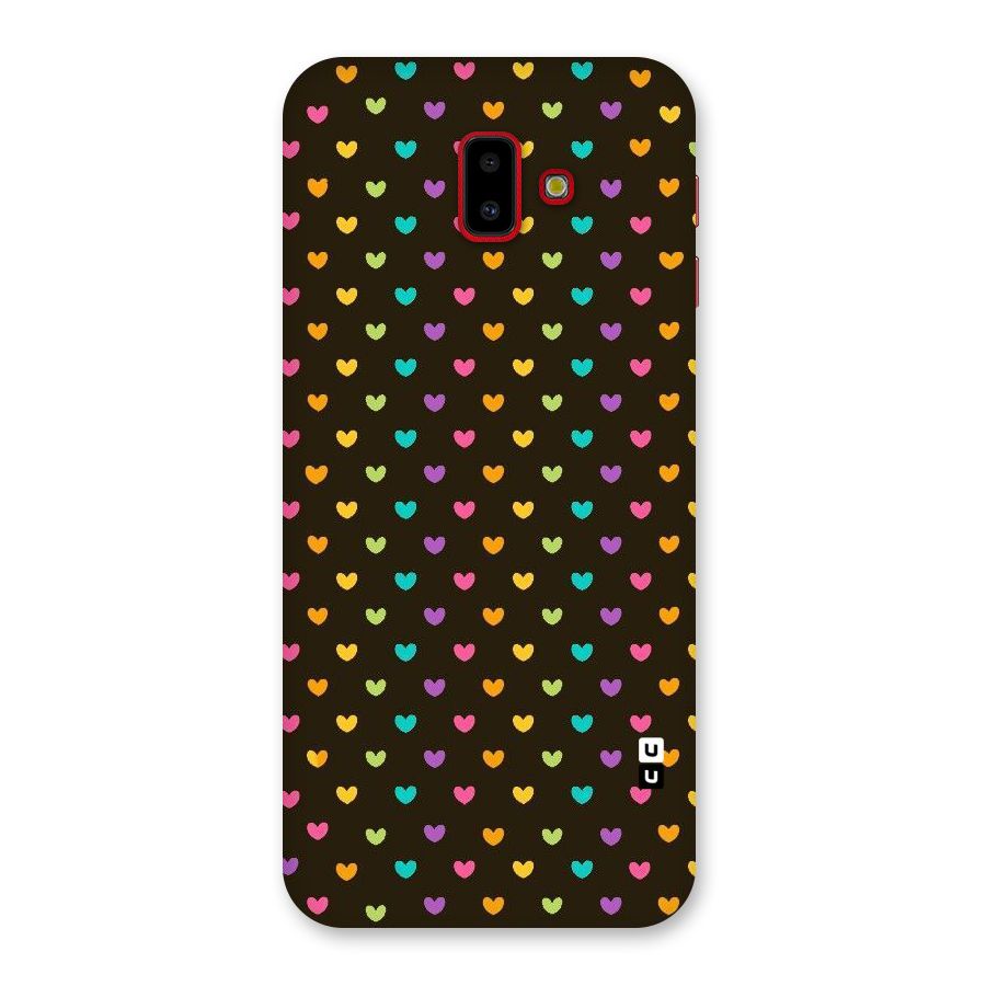 Rainbow Hearts Back Case for Galaxy J6 Plus