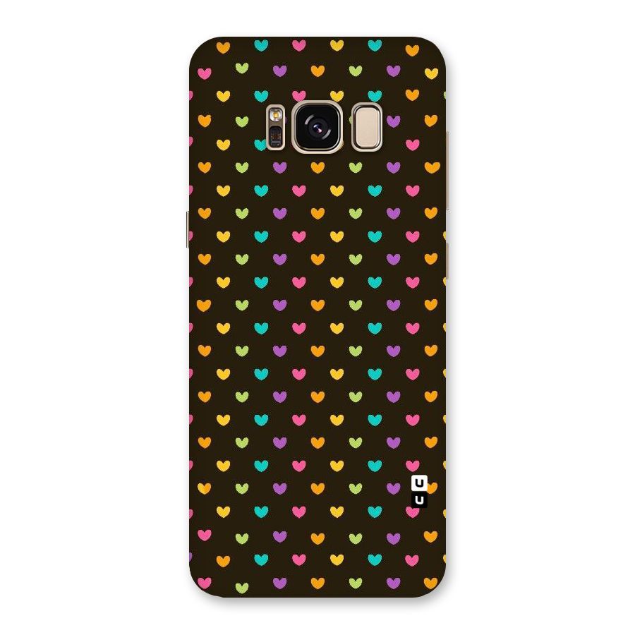 Rainbow Hearts Back Case for Galaxy S8