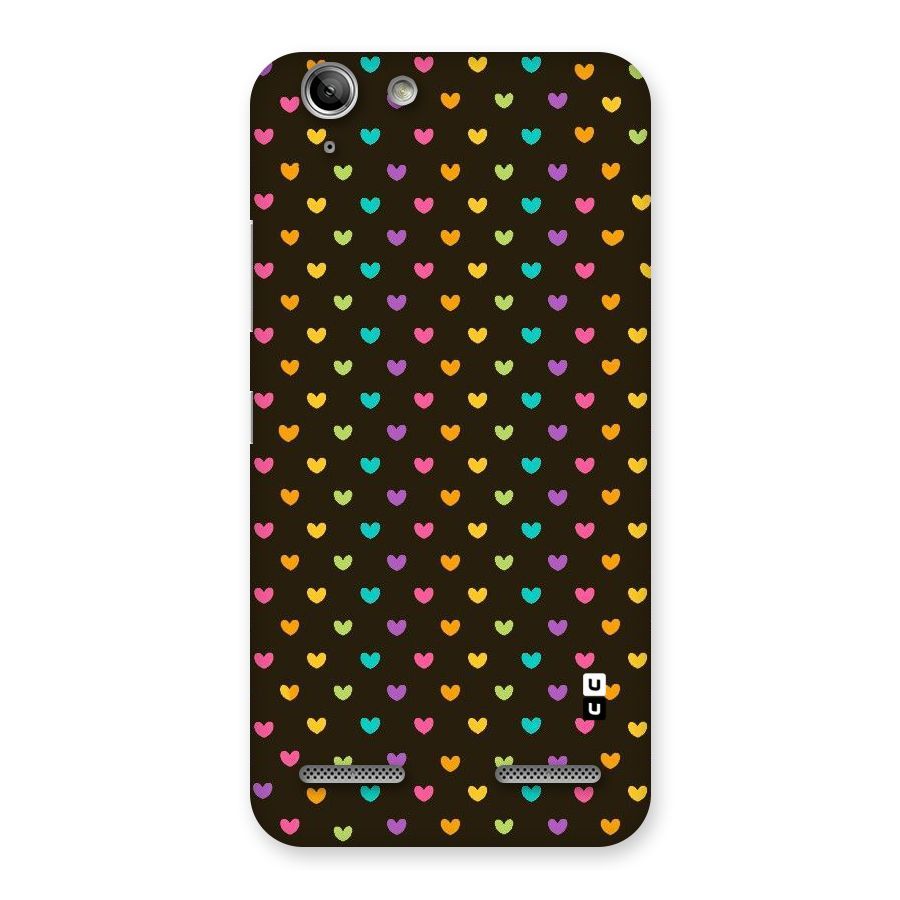 Rainbow Hearts Back Case for Vibe K5 Plus