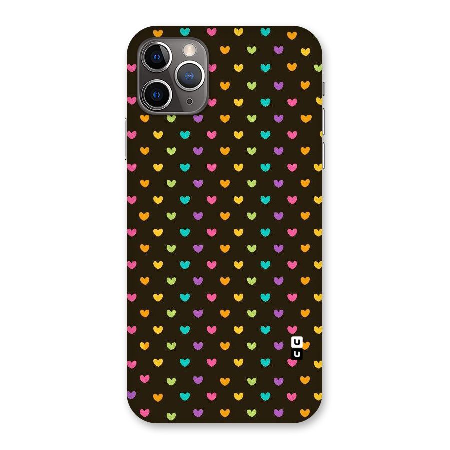 Rainbow Hearts Back Case for iPhone 11 Pro Max
